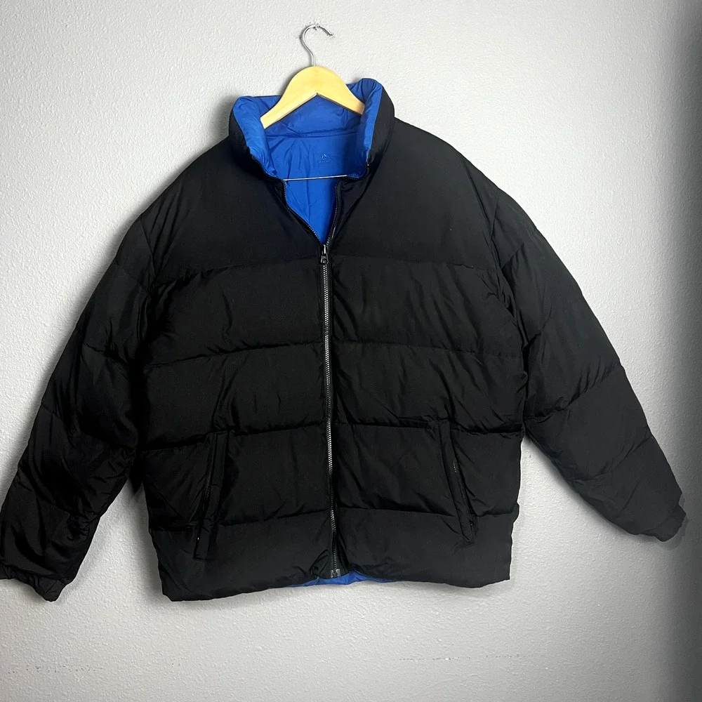 Vintage Y2K Old Navy Size XL Outerwear Down Filled Reversible Puffer Jacket Coat